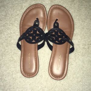 Black Franco Fortini Sandals
